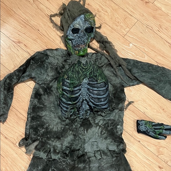 Kids Zombie Skeleton Costume - Picture 3 of 5